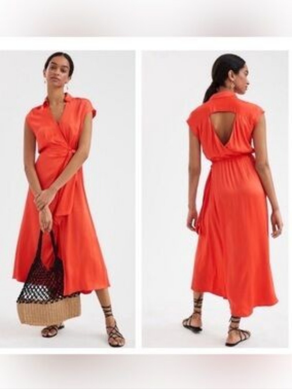 Maeve By Anthropologie Wrap Maxi Dress